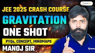 Gravitation One Shot | Concepts + PYQs + Mindmaps | JEE Main 2025 Crash Course | Manoj Sir