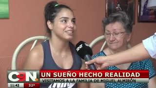 Un sueño hecho realidad para Miguel Almirón y su familia