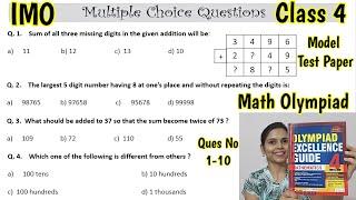 Olympiad Exam for Class 4 Maths 2023 | Maths Olympiad Mock Test for Class 4 | IMO Class 4 Maths