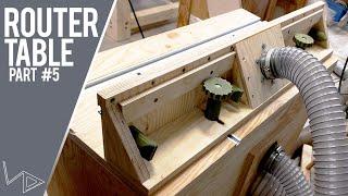 DIY Router Table Part 5 - Fence with Dust Extraction