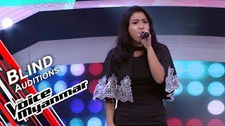 Hazel - Ko Ah Twet Ein Met Min Mat Lar (Chaw Su Khin) | Blind Audition - The Voice Myanmar 2019