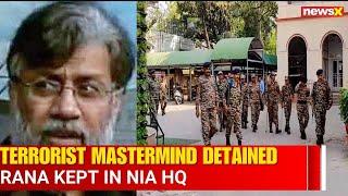 Tahawwur Rana Extradition: 26/11 Mastermind to be kept in NIA Headquarters| Ground Report | Newsx
