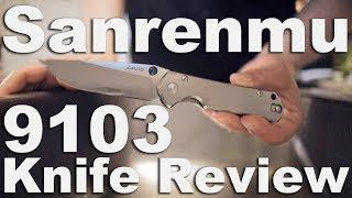 Sanrenmu  Land 9103 Knife Review.  A $15 budget blade with Sandvik.