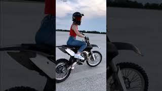 RAW SX85 soundcheck #bikergirl #moto #supermoto #enduro