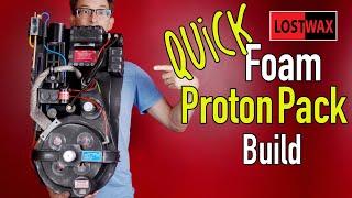 DIY Ghostbusters Proton Pack- Extra Light 'Cause it's Made From Foam! With Templates