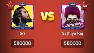 Sri Vs Rowdyy. Continue 2 match OMG Hard and funny scenes / Carrom Pool #carrompool #srivsrowddy