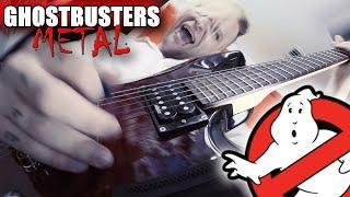 Ghostbusters Theme HARDCORE METAL Cover by MARYJANEDANIEL (Guitar Headstock Cam)