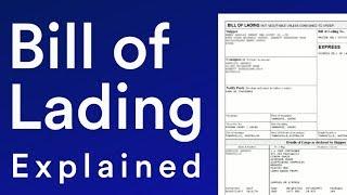 A Bill of Lading Explained for Global Trade