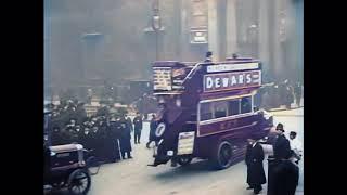 Wonderful old London around 1900 in colour! [AI enhanced and colourized]