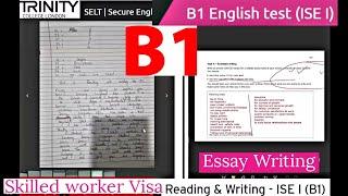 Trinity College London - ISE I (B1) Integrated Reading & Writing ||Multi Text Reading  |Tips | UKVI