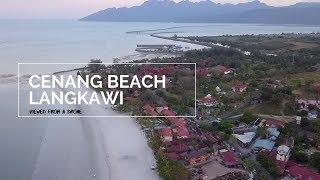 Cenang Beach Langkawi from above