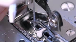 SINGER® Side Cutter Presser Foot Attachment Tutorial