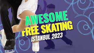 Anastasia STEBLYANKA / Lucas GNEIDING (GER) | Junior Pairs Free Skating | Istanbul 2023 | #JGPFigure