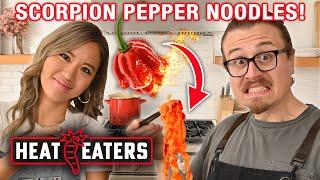 Joshua Weissman Makes Spicy Instant Noodles GOURMET! | Heat Eaters