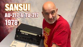 Sansui AU-217 & TU-217 Japanese 1970's Classic Hifi #vintagehifi   #Audiophile #sansui