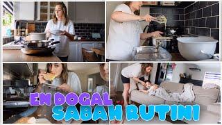 3 ÇOCUKLU EV HALLERİ VLOG  lazanya, sabah rütin, ev toplama