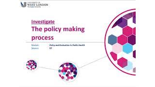 The policy making process