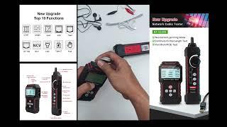 New Network Cable Tester with POE and Length Noyafa nf 8209s