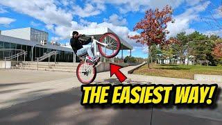 HOW TO WHEELIE A BIKE !