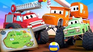 The Buried Treasure | Monster Town | Car City World App