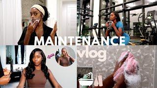 REALISTIC MAINTENANCE ROUTINE VLOG | New Look, Working Out, Nails, & Body Maintenance | Self Care