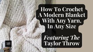 The Easiest Blanket Crochet Pattern--Just Repeat One Row