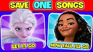 Save ONE, Drop ONE SONGS - DISNEY SONGS Trivia | Pick One, Kick One Disney Songs Edition | NT Quiz