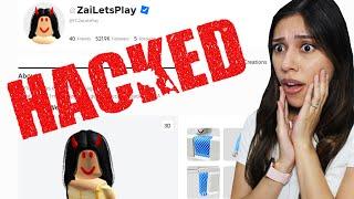 MY STALKER HACKED MY ROBLOX ACCOUNT and LEFT A *SECRET MESSAGE* (Roblox)