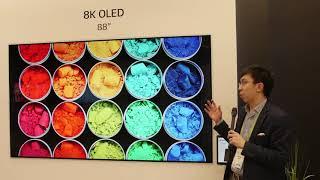 LG's 88-inch 8K OLED TV & Improved Crystal Sound at CES 2018