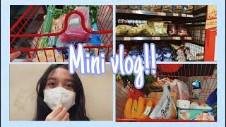 Mini vlog ke lotte mart!! Vlog Aura #1