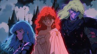 Old dark fantasy anime by AI