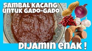 Resep sambal gado - gado simpel dan enak