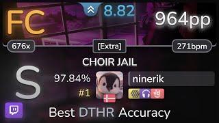  8.8⭐ ninerik | Suzuki Konomi - CHOIR JAIL [Extra] +HDNCHR 97.84% FC #1 | 964pp - osu!