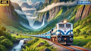 MOUNTAIN TRAIN ROUTE| TRAIN SIMULATOR 24 GAMEPLAY