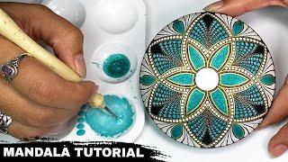 Mandala Art Dot Painting Rocks Painted Stones | How to Paint Mandala for Beginners Tutorial #mandala