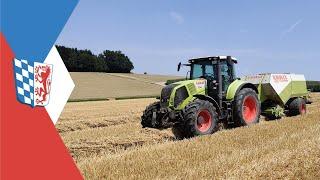 Weizenernte 2020 am Zinklhof | NewHolland CX790 | Claas Axion 820 + Claas Quadrant 2200 Roto Cut