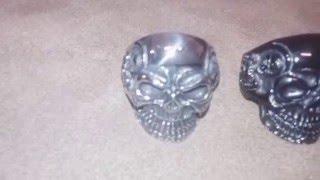 Skull Biker Ring