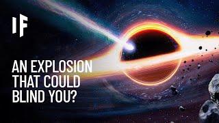 What If a Gamma-Ray Burst Hit a Black Hole?