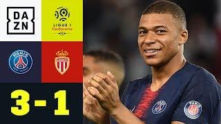 Erst Meister, dann Kylian Mbappe mit Dreierpack: Paris Saint-Germain - Monaco 3:1 | Ligue 1 | DAZN