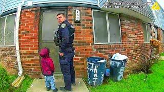 Wandering Toddler Leads Police to His Irresponsible Mom