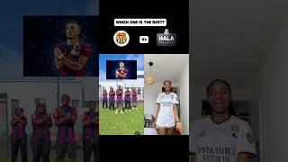 VISCA BARÇA Vs HALA MADRID #shorts #dance #music  #halamadrid #viscabarça #laliga