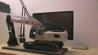 RC EXCAVATOR LIEBHERR 956 SOUND DEMONSTRATION - PREMACON