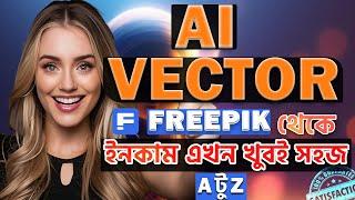 Ai Vector দিয়ে  Freepik থেকে ইনকাম A টু  Z | Freepik earn money | Make money with Ai | Nazmul Sikder