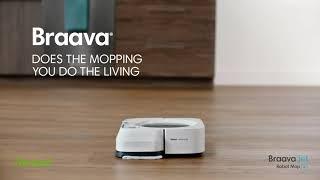 Braava m6 Silver Video Navigation Coverage Vignette |iRobot India