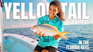 Yellowtail Snapper fishing in Islamorada (Catch & Cook - Peruvian Ceviche)