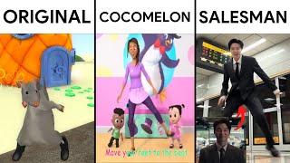 Rat Dance Original VS Rat Dance Cocomelon VS Salesman Rat Dance