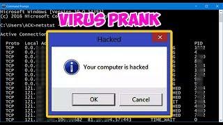 How to Create an Funny (Harmless) Computer Virus Prank (Fake Virus) - Notepad virus (CMD Trick)