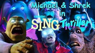 Top NETFLIX Party Scene "Sing THRILLER" with Michael Jackson and Shrek!