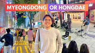 Where to STAY in SEOUL Korea? | Myeongdong or Hongdae