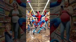 HP79 Spidey’s Grocery Cart Adventures ️ Chaos, Bread, and Laughter in Aisle 5 